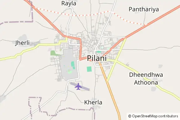 Karte Pilani