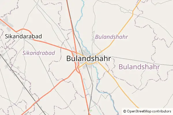 Karte Bulandshahr