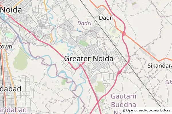 Karte Greater Noida