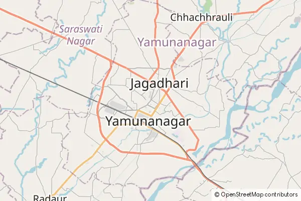 Karte Yamunanagar