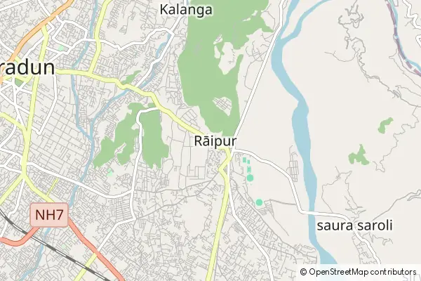 Karte Rāipur