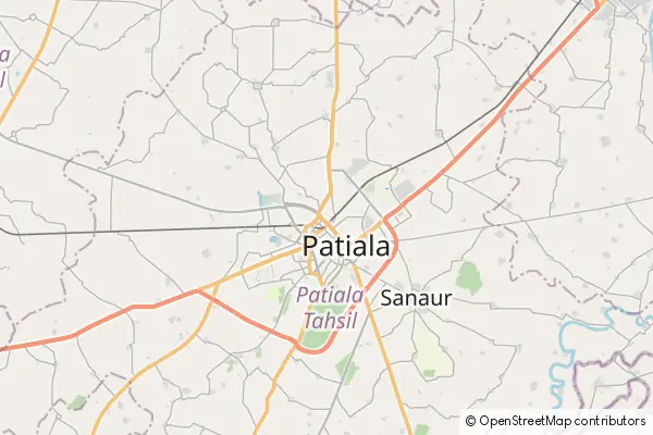 Karte Patiala