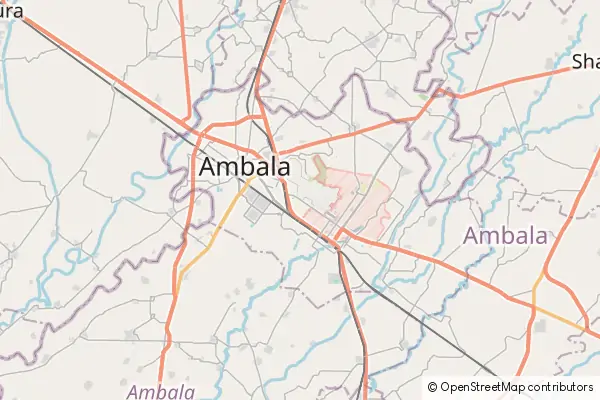 Karte Ambala