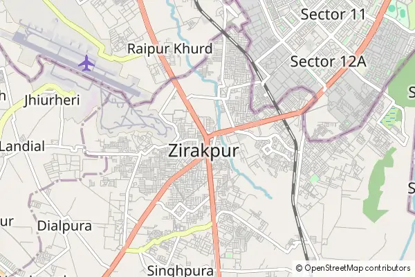 Karte Zirakpur