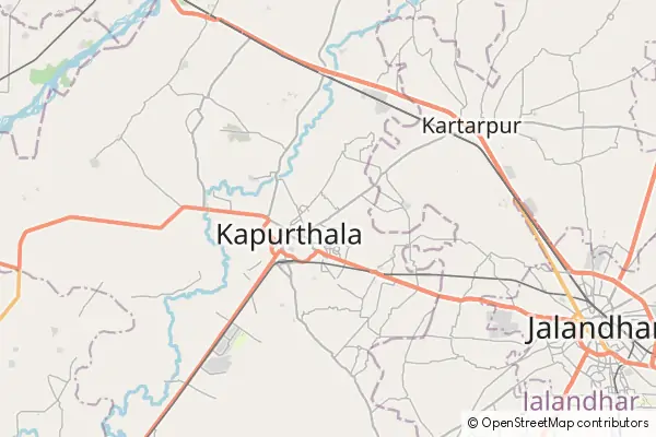 Karte Kapurthala