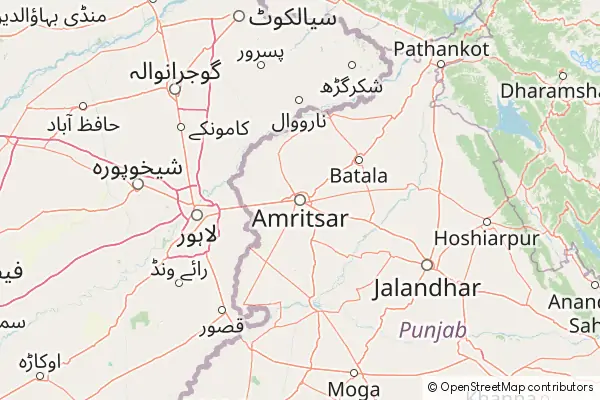 Karte Amritsar