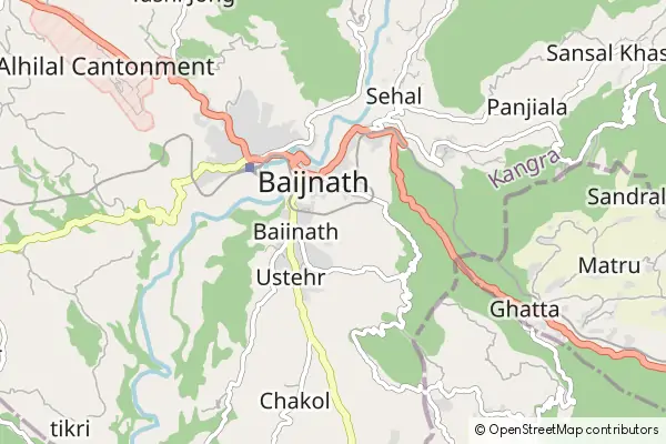 Karte Baijnath Tehsil