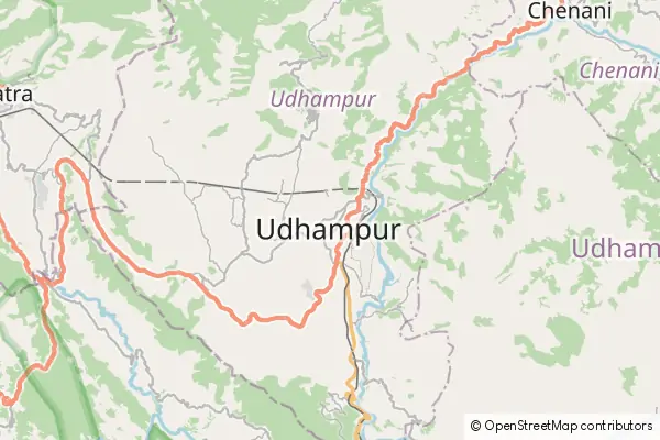 Karte Udhampur