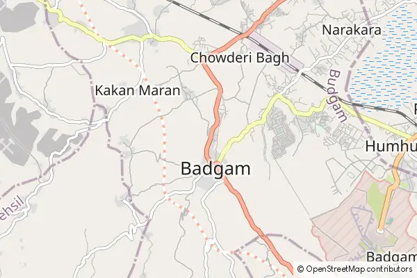 Karte Badgam