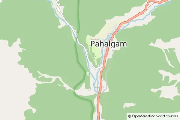 Karte Pahalgam