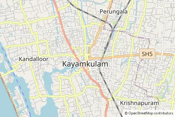 Karte Kayamkulam