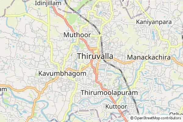 Karte Thiruvalla