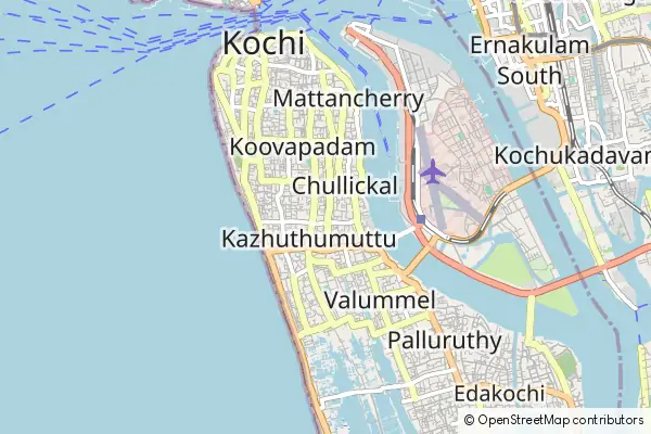 Karte Kochi (Cochin)