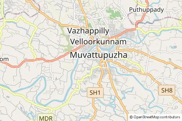 Karte Muvattupuzha