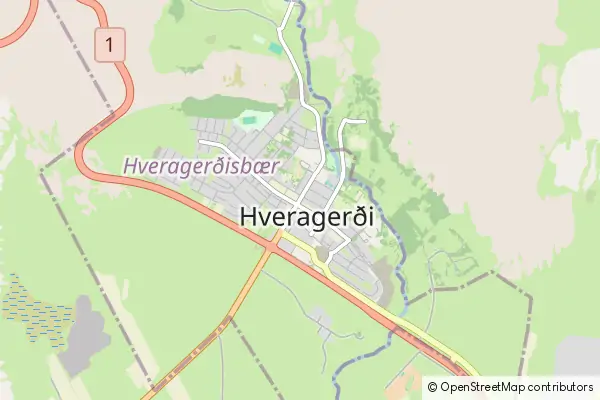 Karte Hveragerði