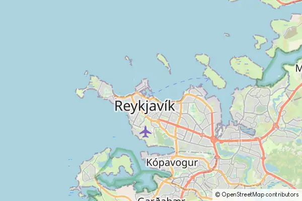 Karte Reykjavík