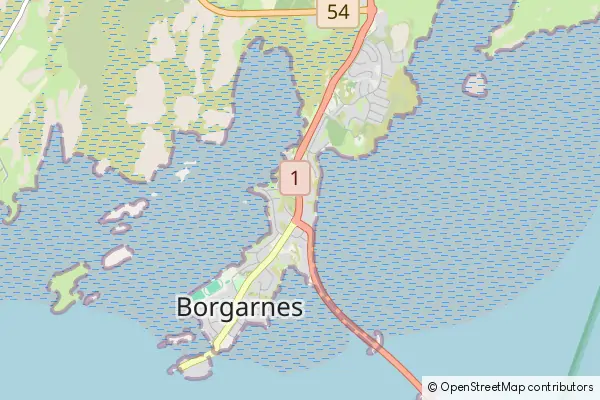 Karte Borgarnes