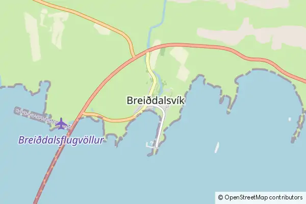 Karte Breiddalsvik