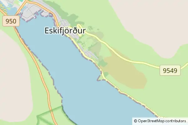 Karte Eskifjordur