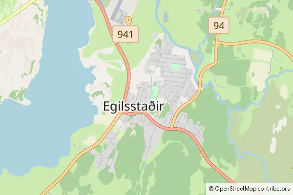 Karte Egilsstaðir