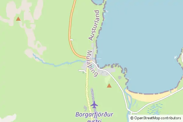 Karte Borgarfjordur Eystri