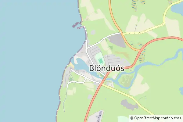 Karte Blönduós