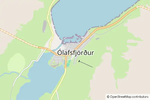 Karte Olafsfjordur