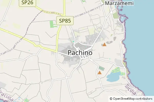 Karte Pachino