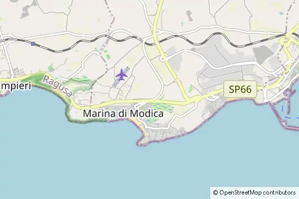 Karte Marina di Modica