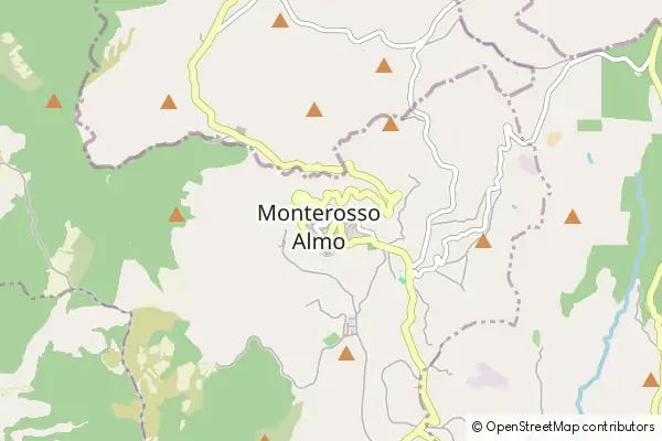 Karte Monterosso Almo