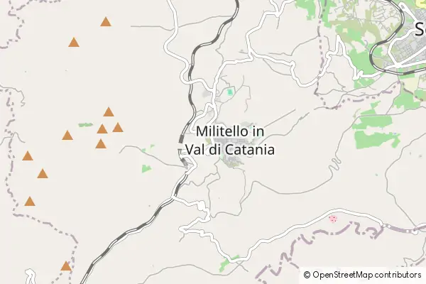 Karte Militello in Val di Catania