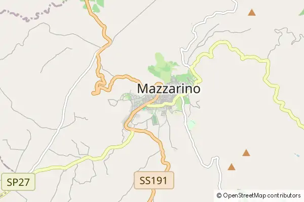 Karte Mazzarino