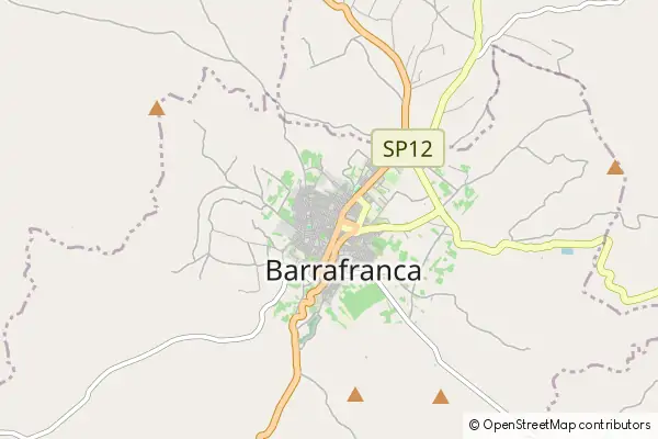 Karte Barrafranca