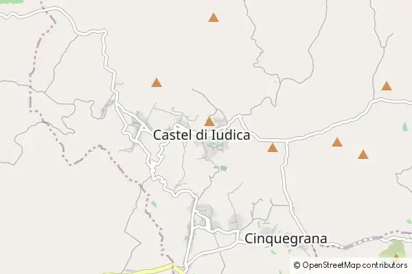 Karte Castel di Judica