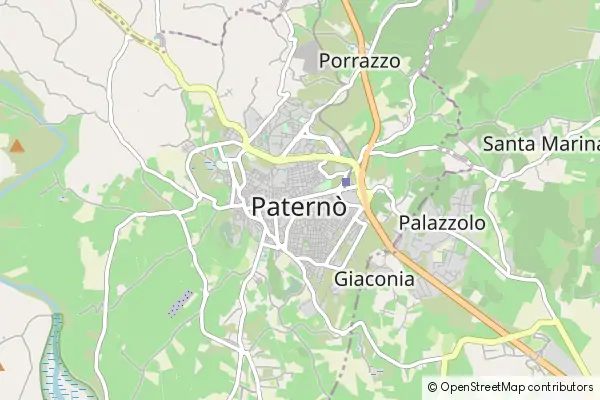 Karte Paternò