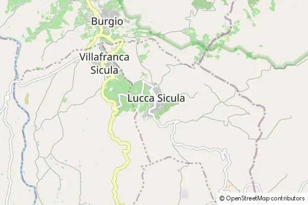 Karte Lucca Sicula