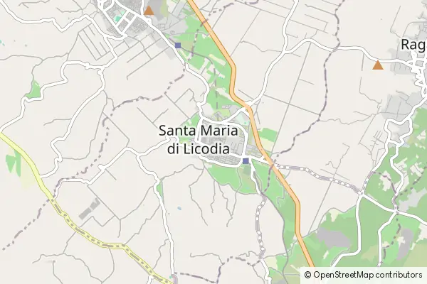 Karte Santa Maria di Licodia