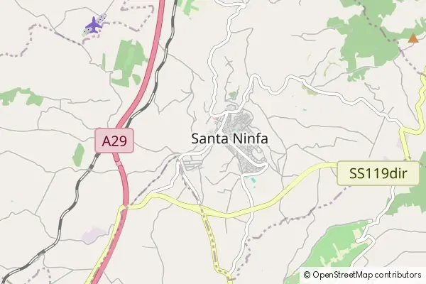 Karte Santa Ninfa