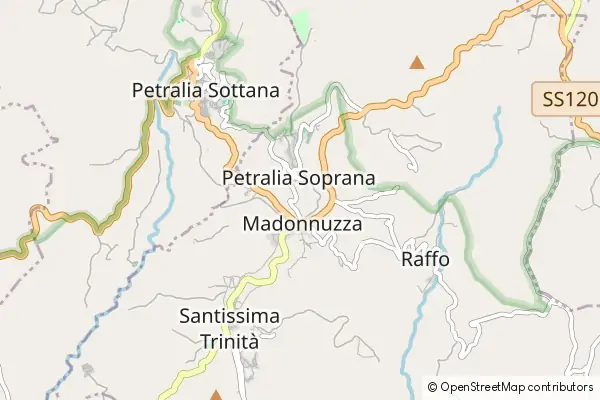 Karte: Petralia Soprana • © OpenStreetMap contributors Karte Petralia Soprana