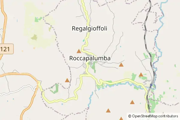 Karte Roccapalumba