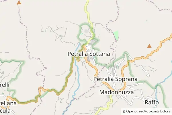 Karte Petralia Sottana