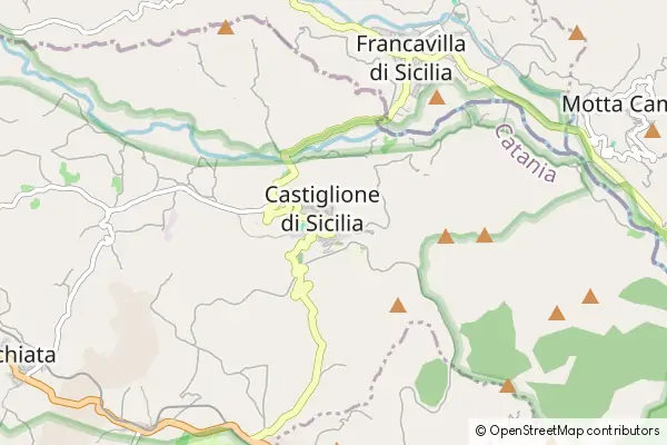 Karte Castiglione di Sicilia