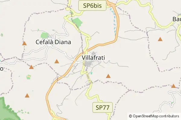 Karte Villafrati