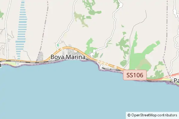 Karte Bova Marina