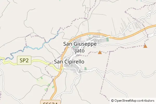 Karte San Giuseppe Jato