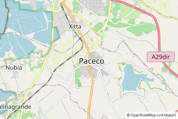 Karte Paceco