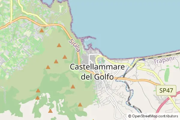 Karte Castellammare del Golfo