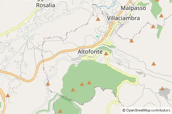 Karte Altofonte