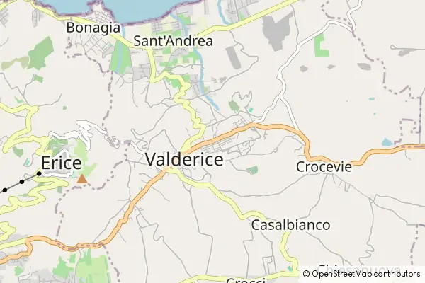Karte Valderice