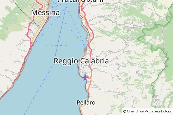 Karte Reggio di Calabria